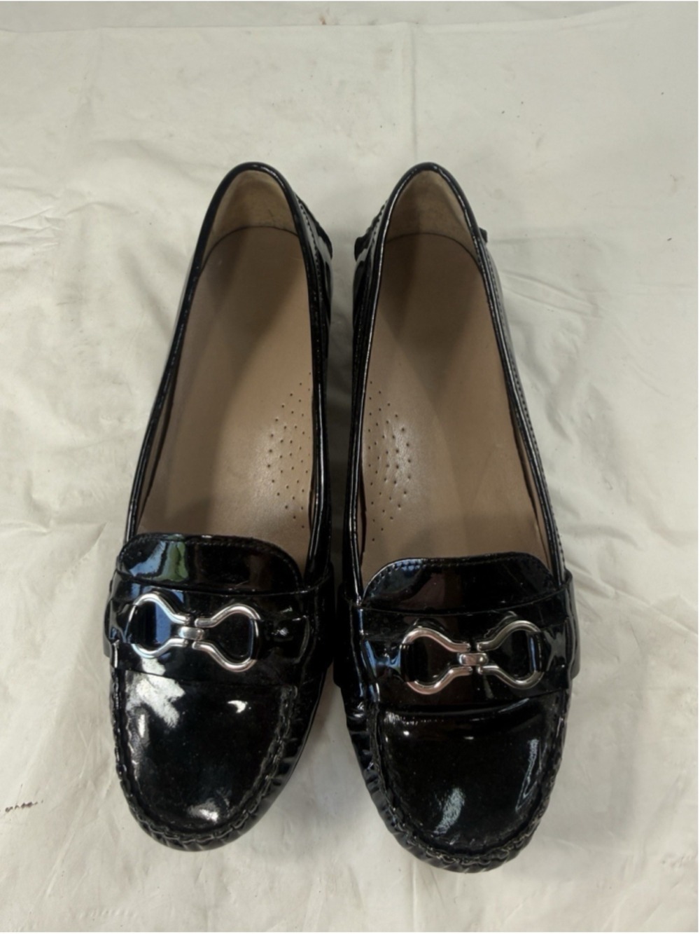 Cole Haan horsebit loafers Black Leather SIZE 7 INDIA